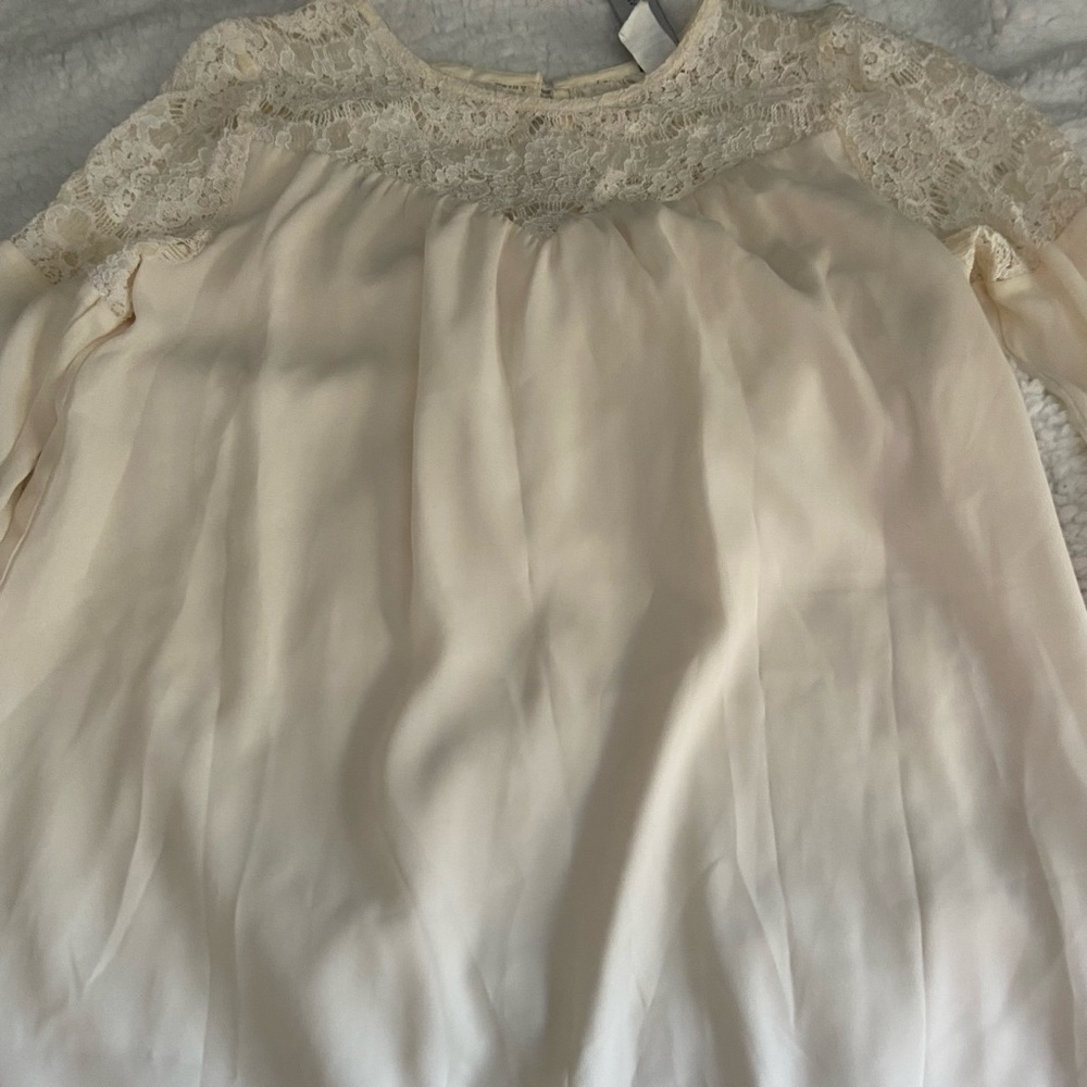 Off-White Babydoll Dress (will wash clothes to get them fresh & wrinkles out)!